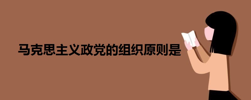 馬克思主義政黨的組織原則是