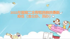 2023年湖南二本師范類院校最新排名（含公辦、民辦）