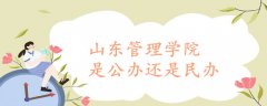 山東管理學院是公辦還是民辦